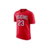 Dri-Fit NBA Pelicans Футболка с логотипом Davis с круглым вырезом, мужские топы, красные 870793-657