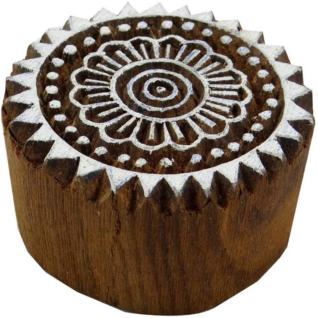 Ткань флористической печати индийская деревянная штампует деревянный блок печатания декоративный