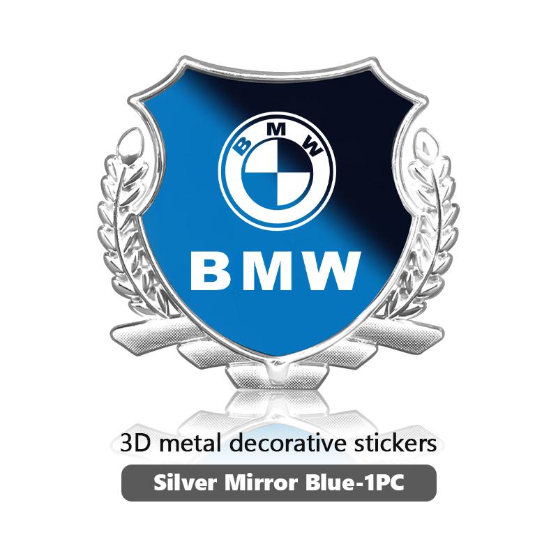 gnhct10 Car Body 3D Stickers Wheat Ears Styling Emblem Decals Decoration For BMW M 1 3 4 5 6 7 Series M3 M6 F01 F02E34 E36 E70 F10 X6 X1
