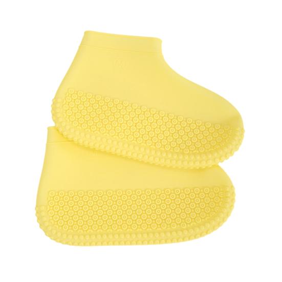 1 пара Водонепроницаемые чехлы на обувь от дождя Нескользящие Силиконовые Многоразовые Бахилы Мужские Женские Для Путешествий На Открытом Воздухе Защита для Обуви от Дождя