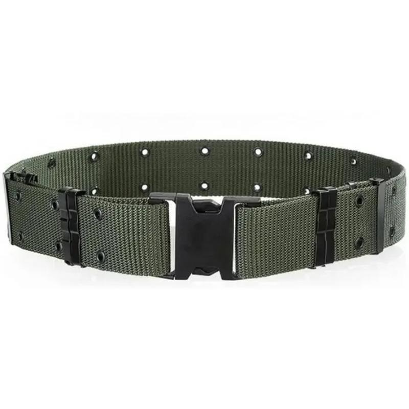 Tactical Heavy Duty Belt Metal Eyelets Police Tactical Belt with Quick Release Plastic Buckle Back Support Belt