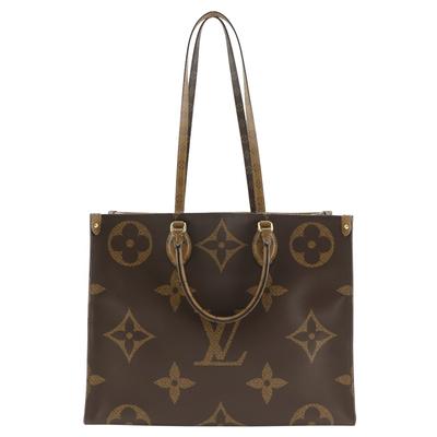 Сумка-тоут GM для путешествий M45320 Monogram Giant 2WAY Плечевая Коричневый Канва Monogram/Monogram reverse Женская Б/у