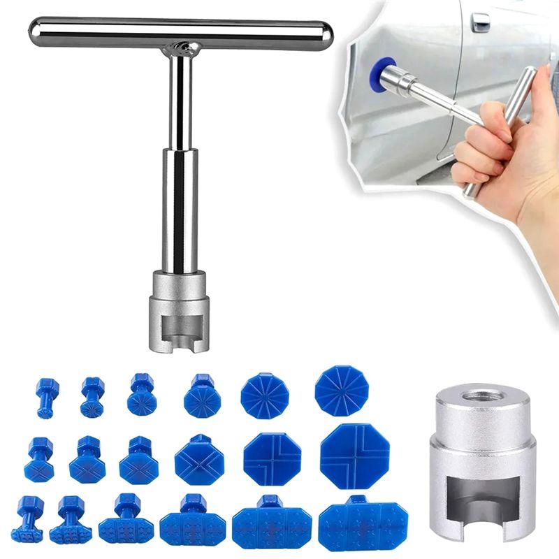A76I-Car Dent Puller Tools Dent Mechanical Sheet Metal Slide Suction Cup Complete Kit For Automotive Body Hail Dent Repair