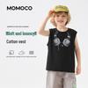 Модный дышащий повседневный жилет для мальчиков MOMOCO из смесовой хлопковой ткани