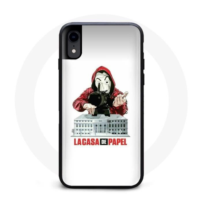 Coque Iphone X masque poster La Casa De Papel