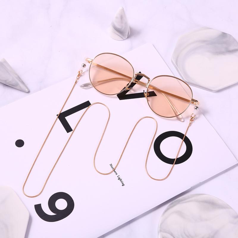 Простая цепочка для очков «Змеиная кость», подвеска на шею, защита от падения, шнурок для солнцезащитных очков и очков, ожерелье