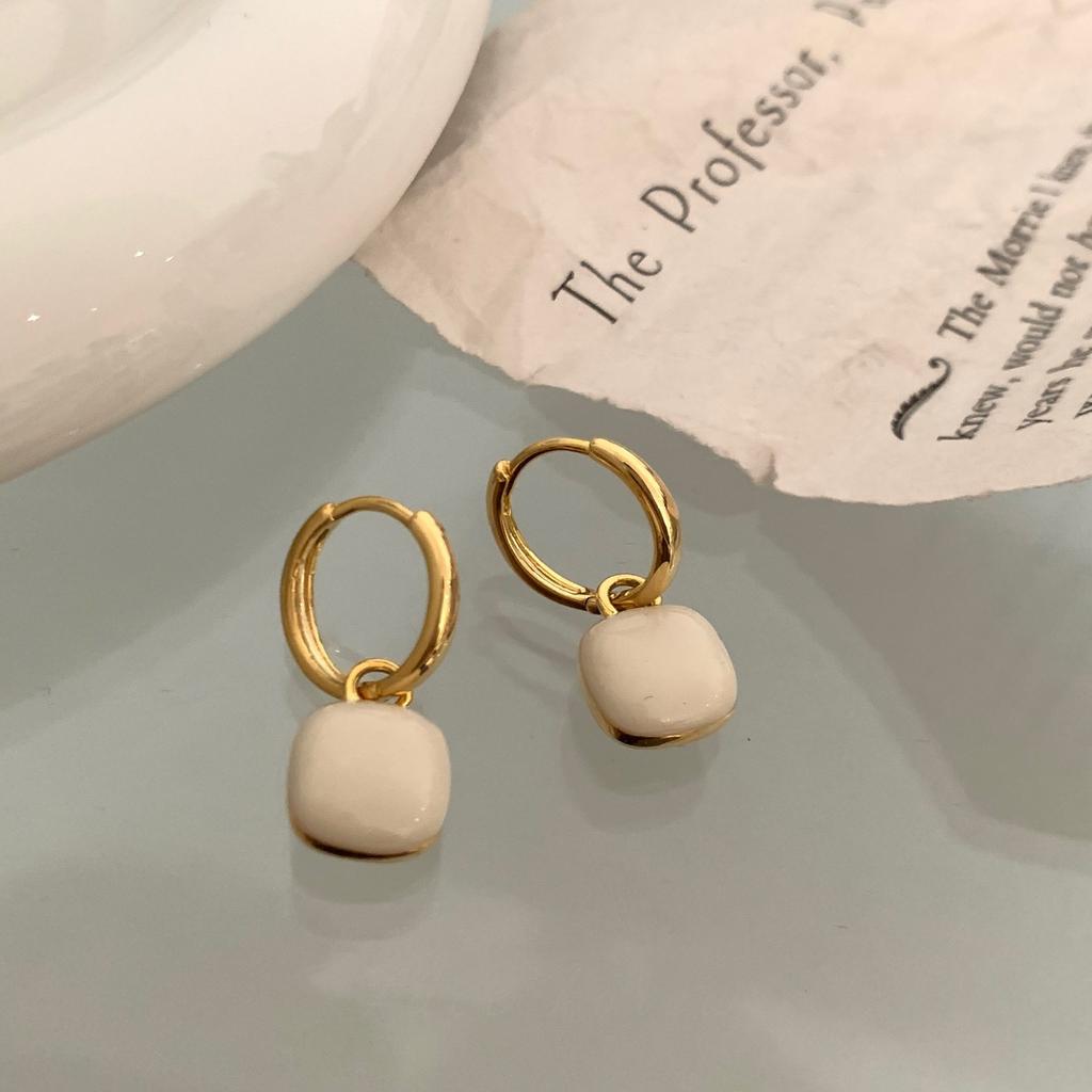 Серьги Love с геометрическим рисунком, простые серьги с цветами, модные серьги с темпераментом, элитные серьги, подарки