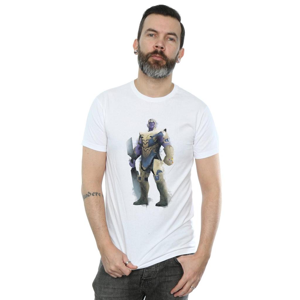 Marvel Mens Avengers Endgame Painted Thanos T-Shirt