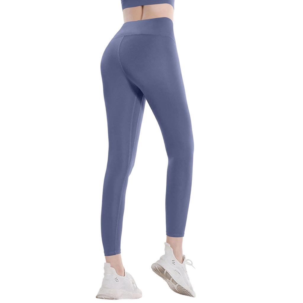 Women's Long Quick-Dry Fitness Sports Pants, Tight-Fitting High-Waisted Running Pants With Butt Lifting