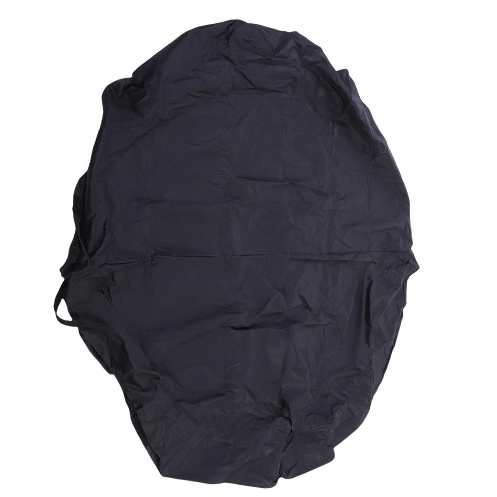 Round Fire Pit Cover for In Ground Fire Pits 600D Oxford Fabric Water Proof Outdoor Built In Stone Firepit Cover