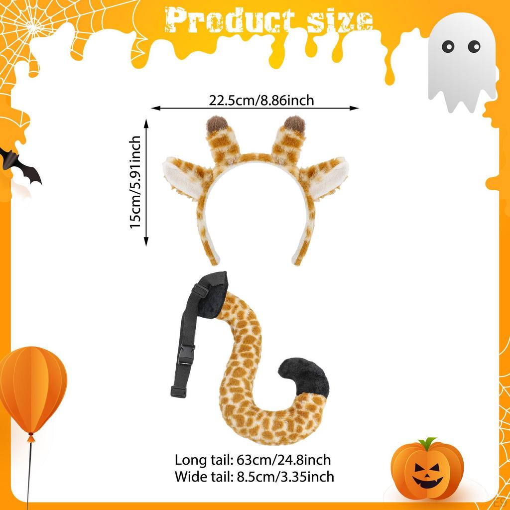 Набор животных ушей и хвоста для ролевых игр, года, показов мод