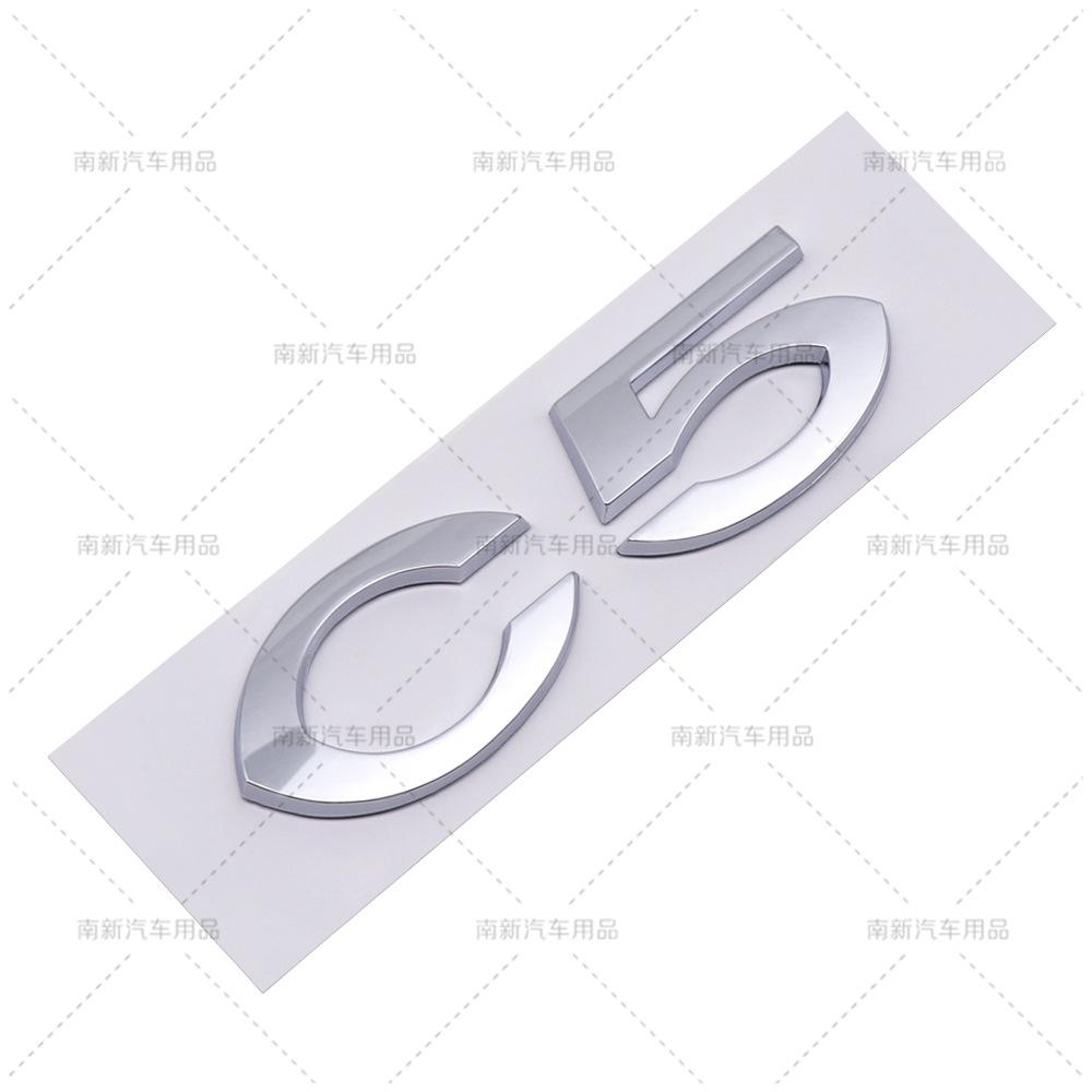 3D ABS Car Logo Sticker Tail Bumper Badge Auto Rear Trunk Emblem Decal Styling Accessories for Citroen C2 C4 C5 Picasso Berlingo zm6