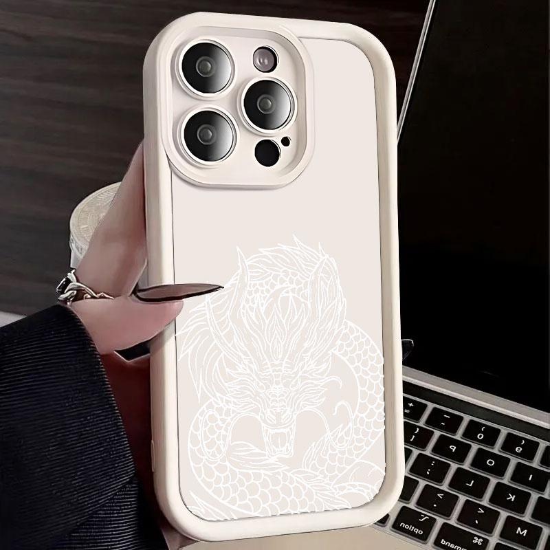 Чехол для Realme C51 C53 C55 C61 C63 C65 C67 C11 C17 C20 C25Y C12 C25S Полный комплект Ударопрочный Силиконовый Мягкий Чехол для Телефона с Рисунком Дракона