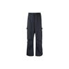 FW21 Label Drawstring Solid Color Straight Leg Casual Pants Men Pants Dark-Gray HB3388CARBON