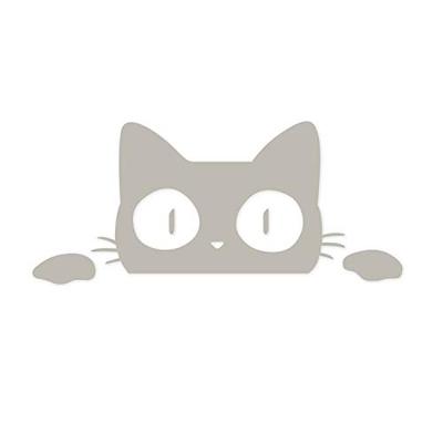 Оригинал NZKCAT02WH Вырезаемая наклейка Наклейка на машину для автомобиля, мотоцикла, стены, чемодана, для скрытия вмятин