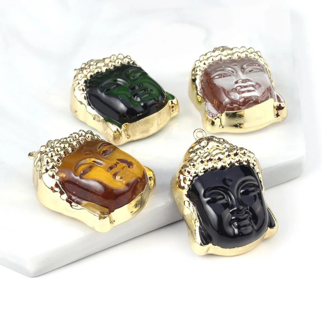 Necklace Pendant Natrual Stone Agates/Ametrine/Green Aventurine Pendant For Jewelry Making DIY Necklace Bracelet Accessory