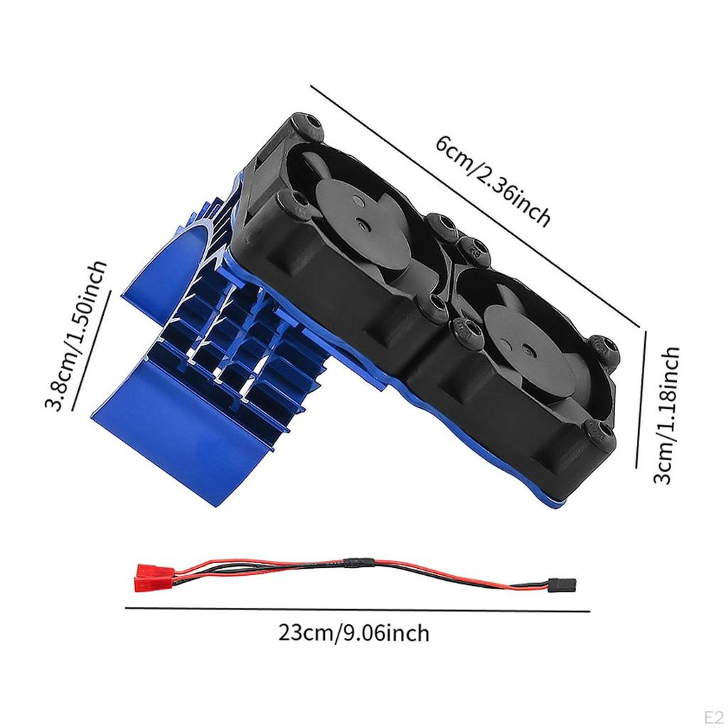 RC Car Motor Cooling Fan Aluminum Alloy Accessory Direct Replaces Spare Parts