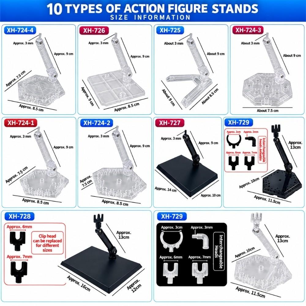 Articulated Support Arm Model Support Stand Adjustable Arm Action Figure Base HG Model Figures