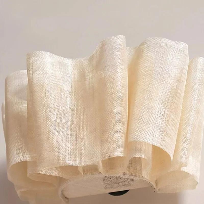 Винтажная тканевая люстра для внутреннего освещения ресторана, спальни, прикроватные подвесные светильники, украшения для дома, люстры