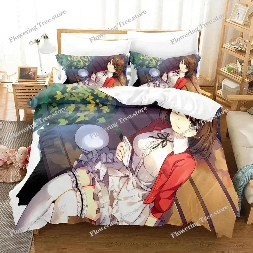 3D Anime Saekano Bedding Set Duvet Cover Bed Set Quilt Cover Pillowcase Comforter king Queen Size Boys Adult Bedding Set029963