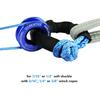 Ucreative Winch Snatch Recovery Ring 66,000 Lbs For Soft Shackle And Synthetic Rope For ATV UTV SUV Truck Off-Road Vehicle Recovery (Blue)