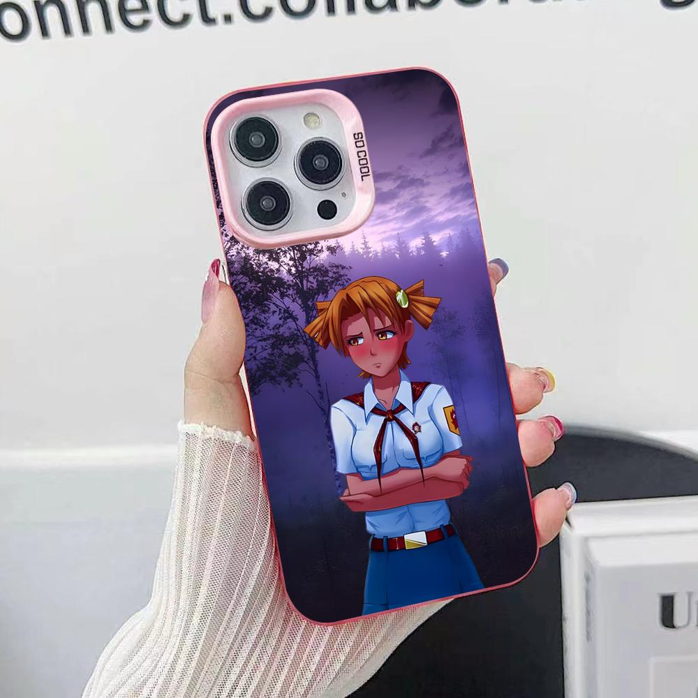 Everlasting Summer Alisa Pink Translucent Mobile Phone Case for iPhone 17 16 15 14 13 12 11 X XR XS Air Pro Max Plus Cover