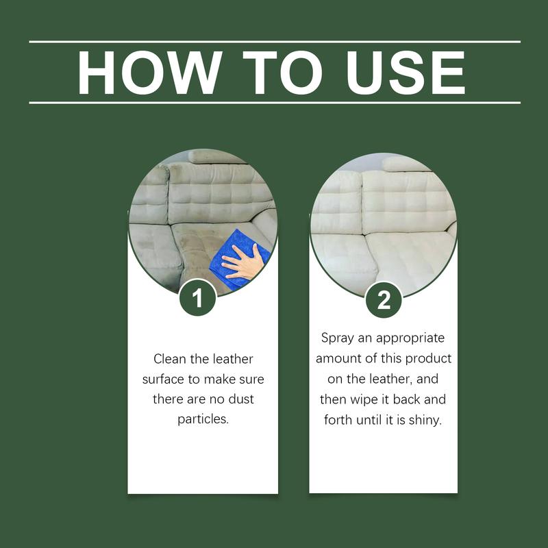 Leather Care Cleaner Sofa Seat Leather Upholstery Cleaning Refurbishment Maintenance Polishing Cleaner