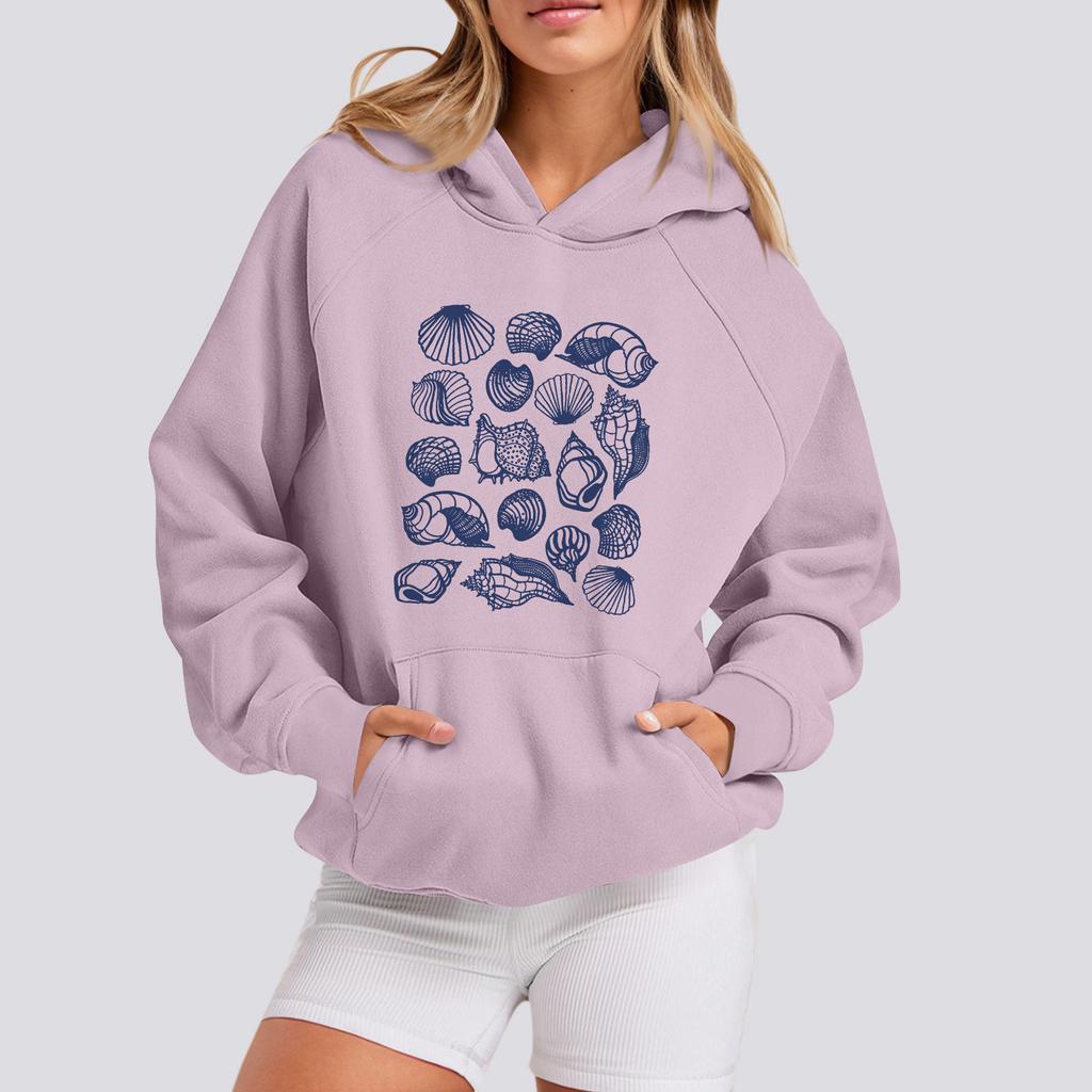 Толстовки для девочек-подростков с длинным рукавом и принтом букв, повседневные графические толстовки с капюшоном, пуловер с завязками, симпатичная толстовка большого размера