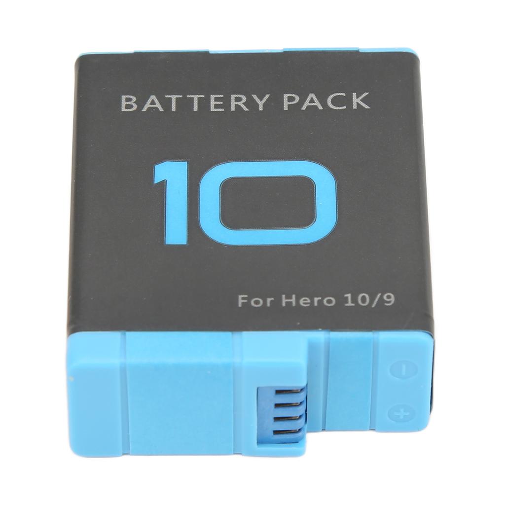 Rechargable Battery for Hero 10 9 Black Lithium Battery 1800mAh High Capacity Action Camera