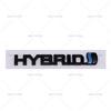 3D ABS HYBRID Logo Side Fender Rear Trunk Emblem Badge Car Sticker Decals