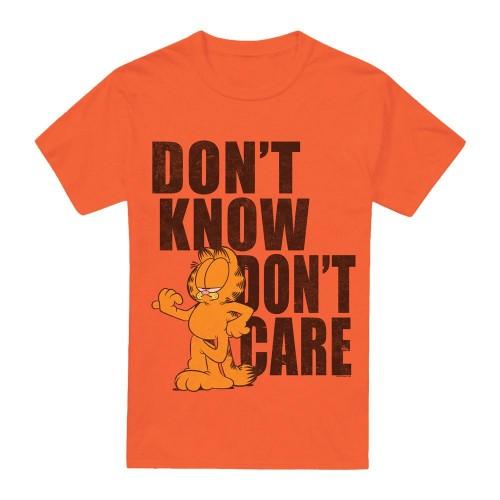 Garfield Mens Don´t Know Don´t Care T-Shirt