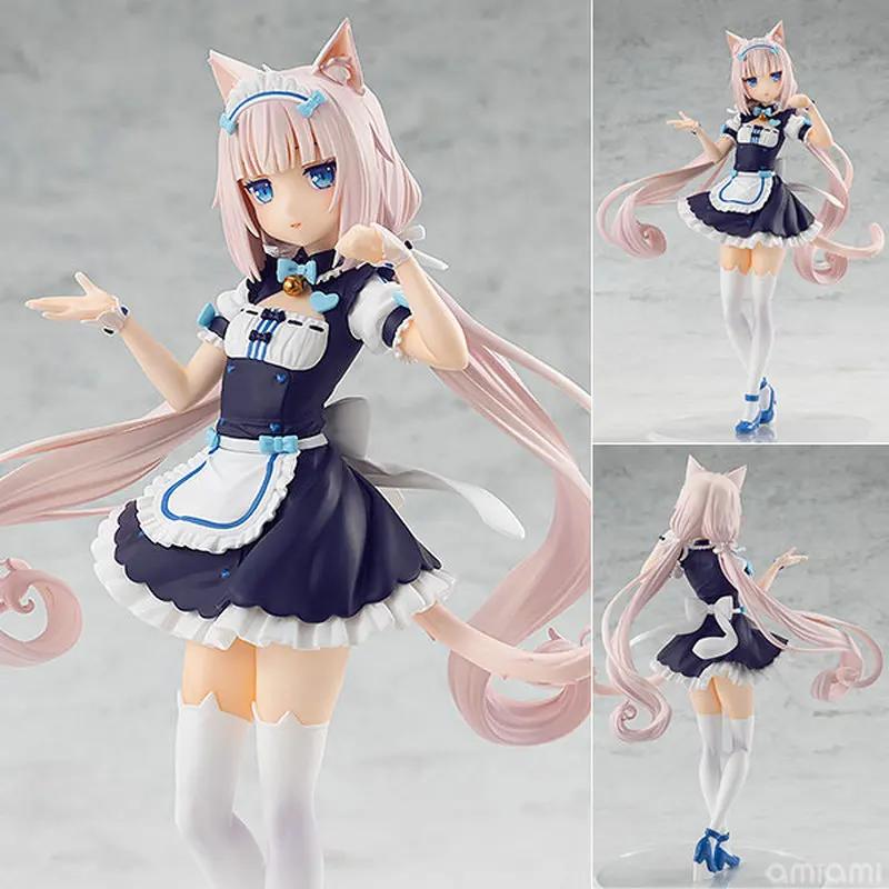 Фигурка Chocola Vanilla Ko из Nekopara Милые Модели Персонажей Настольные Украшения Модные Игрушки Кавайный Гаражный Набор Шасси Статуя Подарки