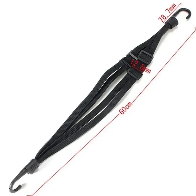 Универсальный 60 см мотоциклетный ремень для багажа, мото шлем, шестерни с фиксированной эластичной пряжкой, веревка, высокопрочная выдвижная защитная