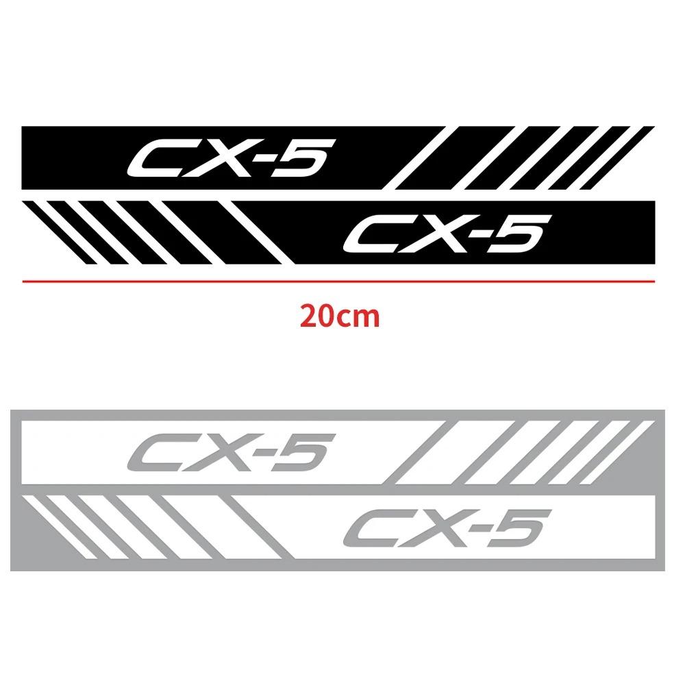 2Pcs Car Rearview Mirror Decorative Stickers Body Modification Decals For Mazda 3 6 Axela CX-3 Demio MPS Atenza CX-5 CX-8 Demio FF27