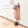 Rust Resistant Foot Operated Door Holder Zinc Zinc Zinc Alloy Kick Down Door Stopper Foot Stopper  for Home