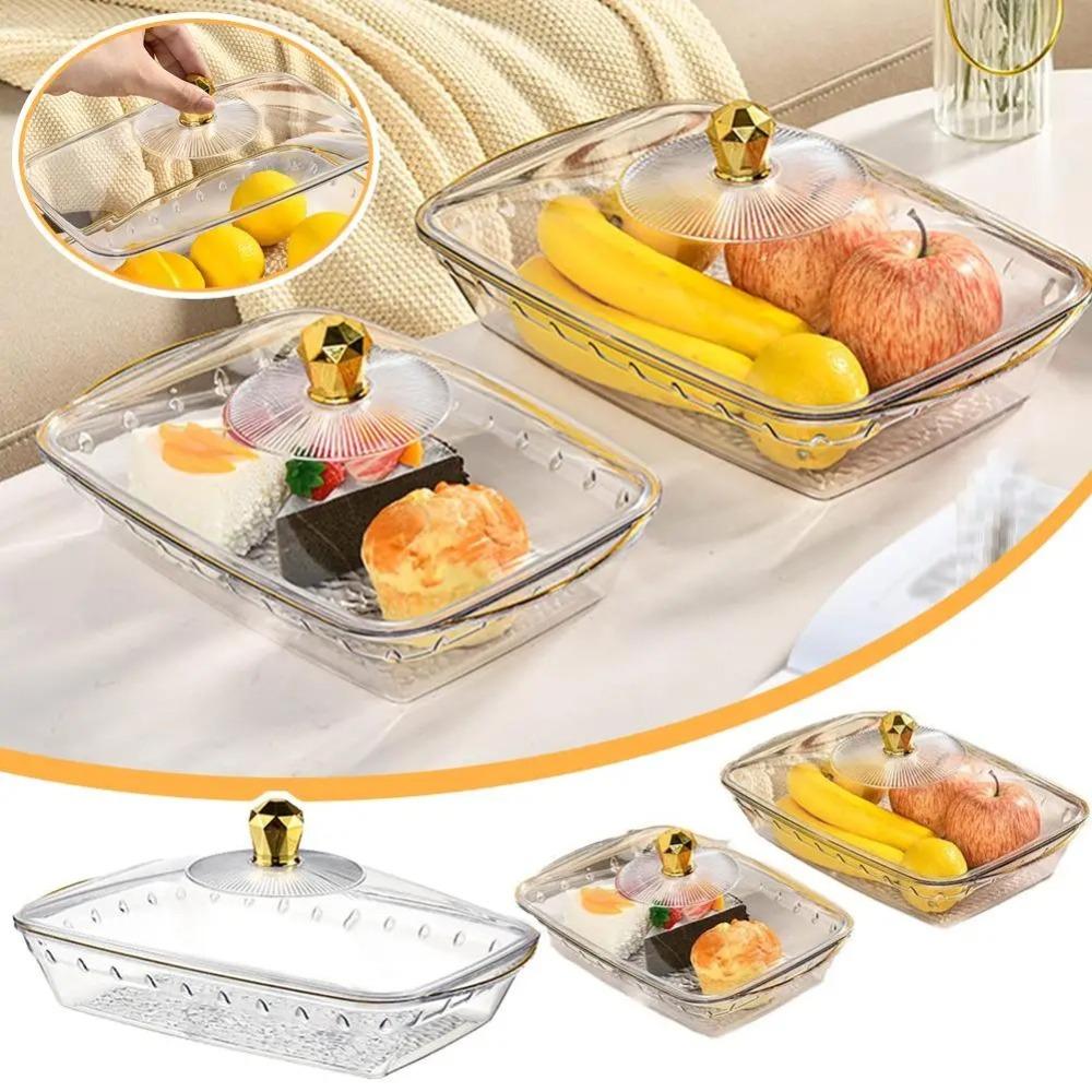Transparent Serving Platter Nordic Snack Serving Tray Creative Appetizer Tray Living Room