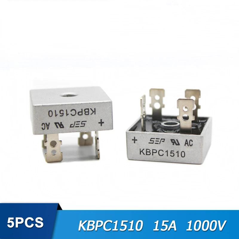 5PCS Bridge Rectifier Diode KBPC5010 KBPC1010 KBPC1510 KBPC2510 KBPC3510 Rectifiers 10A 15A 25A 35A 50A