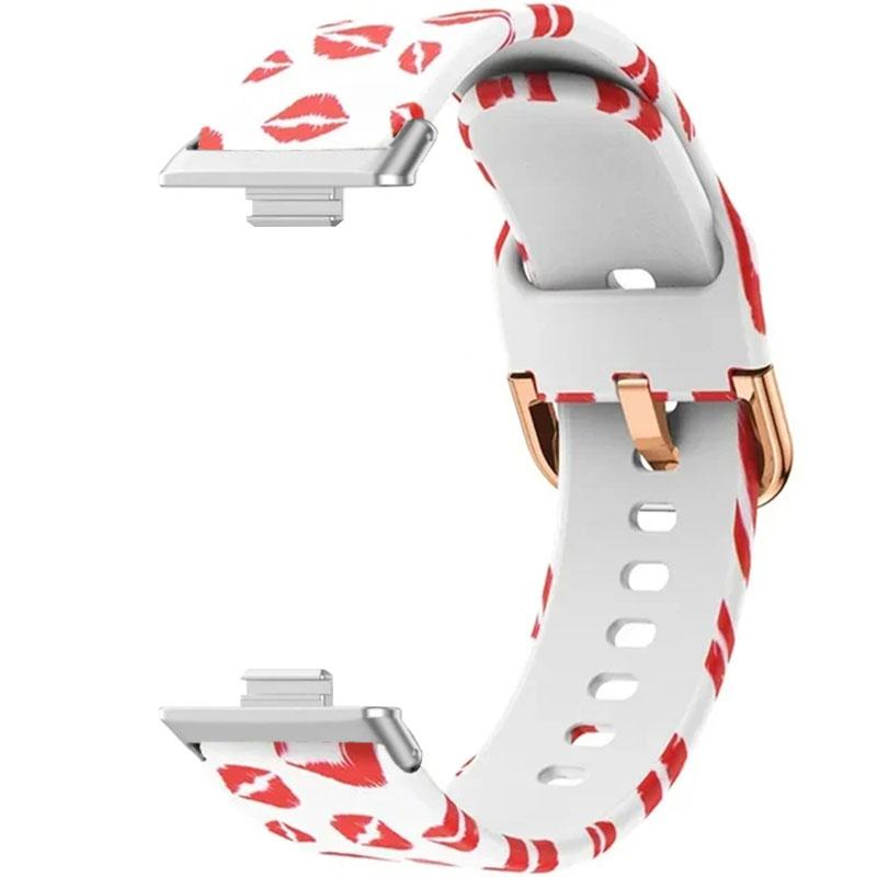 Печать резинового ремешка для Huawei Watch Fit 3 Сменный ремешок для умных часов Браслет Correa Huawei watch fit3 watc band