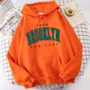 1898 Brooklyn, New York USA City Funny Printing Males Hoody Warm Oversize Comfortable Sportwear Loose Casual Fashion Mens Hooded