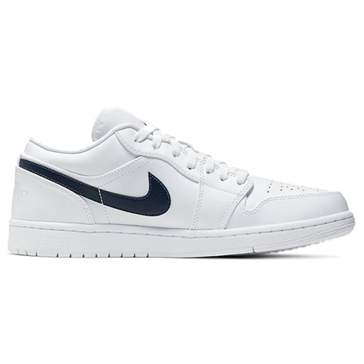 Jordan 1 Низкий Белый Обсидиан 553558-114
