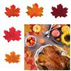 50Pcs/Pack Maple Leaves Simulated Maple Leaves Leaf Handmade Artificial Leaf Plants Plants Silk Flower Stacked Maple Leaves