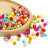 Acrylic Spaced Beads Mix Colors Jewelry Pendant Beads for DIY Handmade