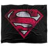 Superman War Torn Silky Shield Supersoft Blanket