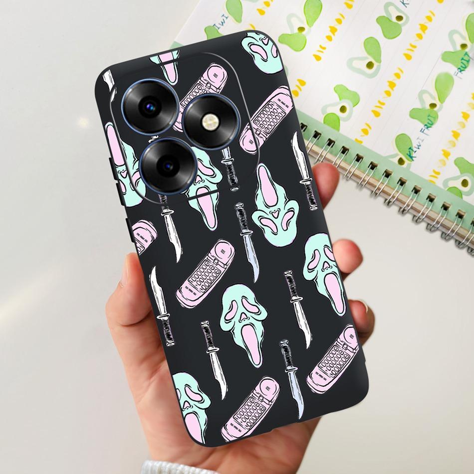 Для чехла Itel S23 Plus S681LN itel S23 S665L Модный Элегантный Расписной Мягкий Силикон ТПУ Задняя Крышка Телефона Для Itel S23+ S23Plus