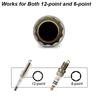 Адаптер для торцевого ключа для свечей зажигания 14 16 мм Установка Замена Ремонтный комплект Крутящий момент Магнитный Удалить Удаление Зазор Инструмент АВТО Механический