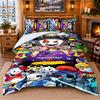 Undertale Pattern Bedding 3Pcs Set Bed Sheet And Pillowcases For Indoor Bedroom