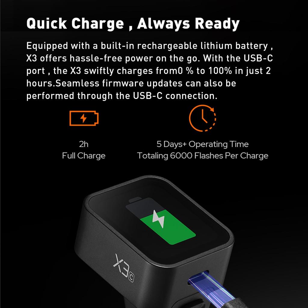 Беспроводная вспышка GODOX Nikon Camera TTL с сенсорным экраном OLED Вспышка с поддержкой литиевых батарей, быстрая Совместимость с GODOX V1 и другими моделями вспышек Триггер X3-N,