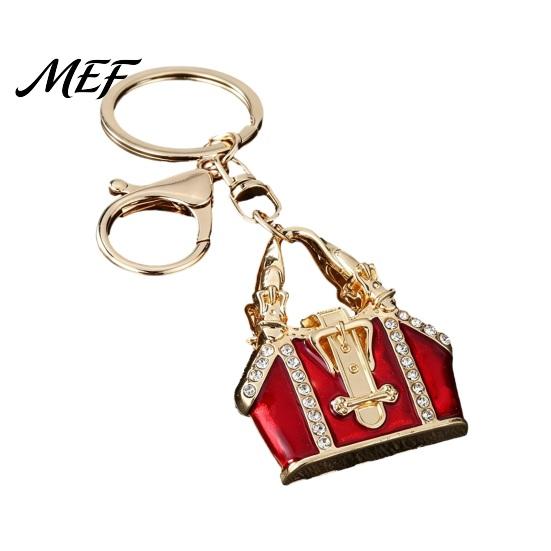Bling Backpack Keychain Mini Handbag with Rhinestone, Zinc Alloy Pendant for Rhinestone Keys Handbags Backpacks, Lightweight Decorative Accessory