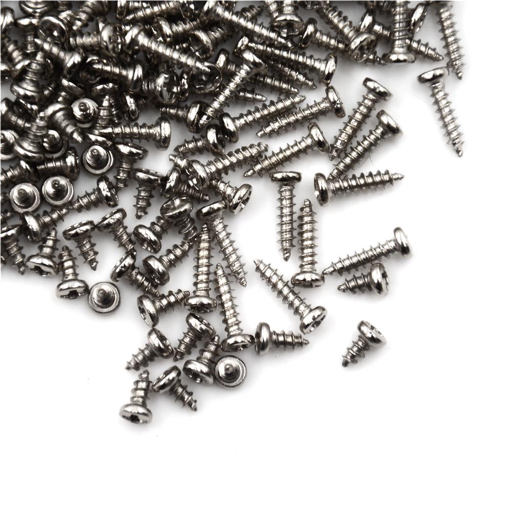 100 шт. M2 Диаметр резьбы Винты с крестообразным шлицем и круглой головкой Самонарезающие винты