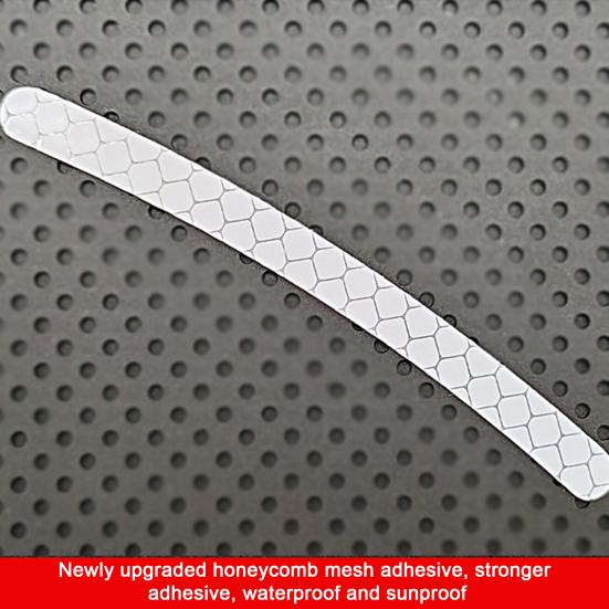 20 шт., светоотражающая наклейка на ступицу колеса автомобиля, самоклеящаяся, универсальная, цвета радуги, предупреждение о безопасности ночного вождения, наклейка, полоса, лента, автомобильные аксессуары